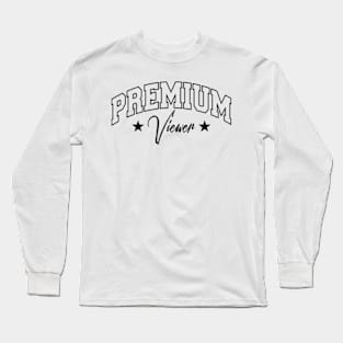 Jarvis Johnson Merch Premium Viewer Long Sleeve T-Shirt